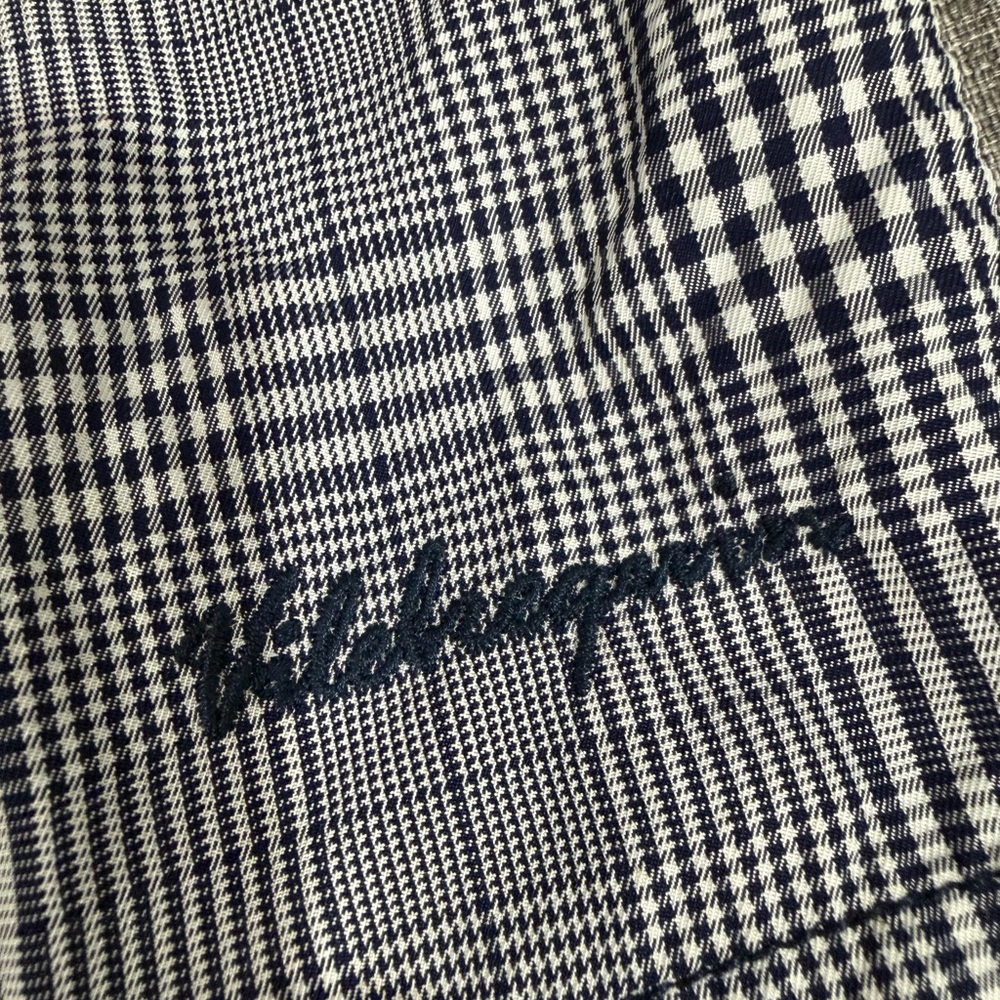 Vilebrequin Navy & White Plaid Swim Trunks - Picture 4 of 13
